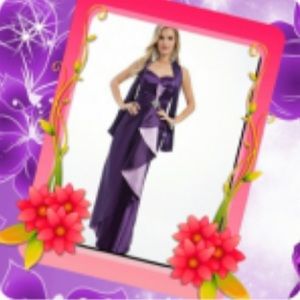 NWT prom dress w scarf